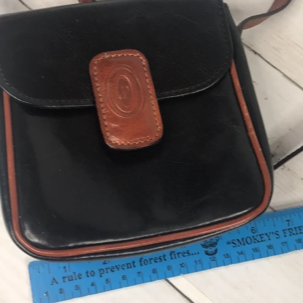 J Ponti Firenze Small Vintage Italian Crafted Crossbody Bag